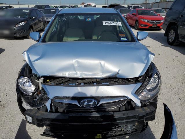 KMHCT4AEXEU676117 - 2014 HYUNDAI ACCENT GLS BLUE photo 5