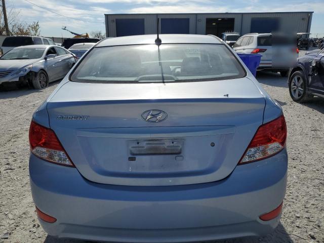 KMHCT4AEXEU676117 - 2014 HYUNDAI ACCENT GLS BLUE photo 6