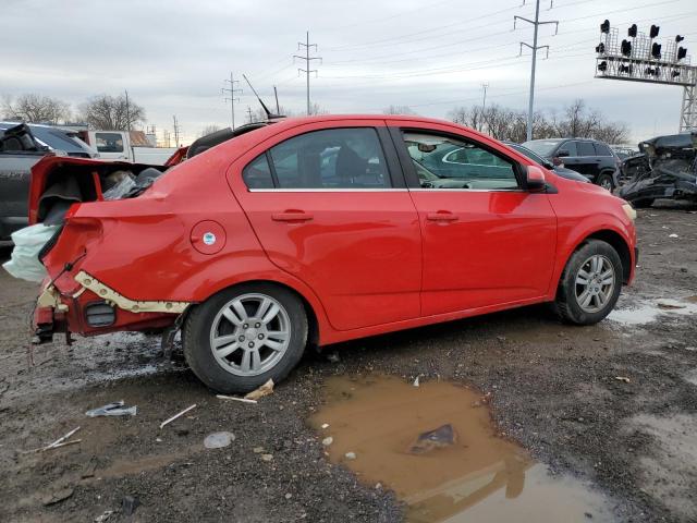 1G1JC5SH9E4140844 - 2014 CHEVROLET SONIC LT RED photo 3