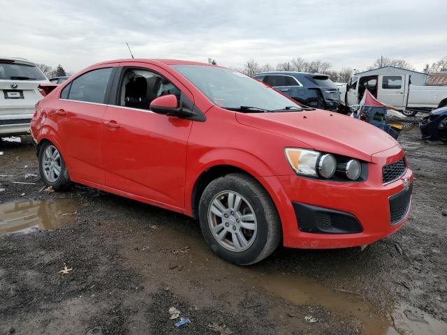 1G1JC5SH9E4140844 - 2014 CHEVROLET SONIC LT RED photo 4