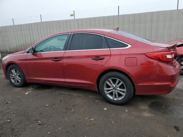 5NPE24AF1FH189781 - 2015 HYUNDAI SONATA SE RED photo 2