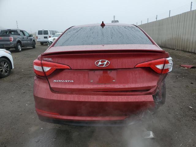 5NPE24AF1FH189781 - 2015 HYUNDAI SONATA SE RED photo 6