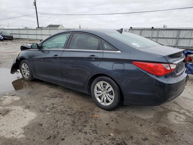 5NPEB4AC5BH252350 - 2011 HYUNDAI SONATA GLS BLUE photo 2