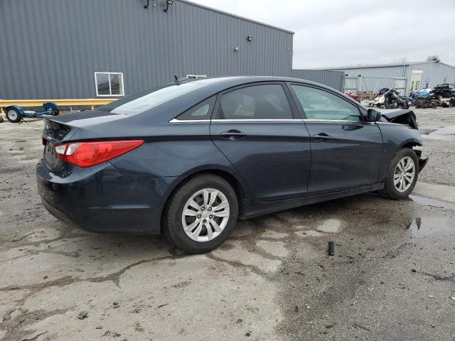 5NPEB4AC5BH252350 - 2011 HYUNDAI SONATA GLS BLUE photo 3