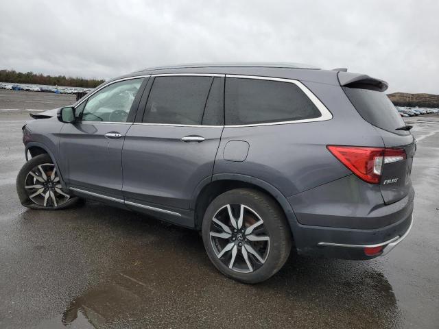 5FNYF6H09KB002777 - 2019 HONDA PILOT ELITE GRAY photo 2