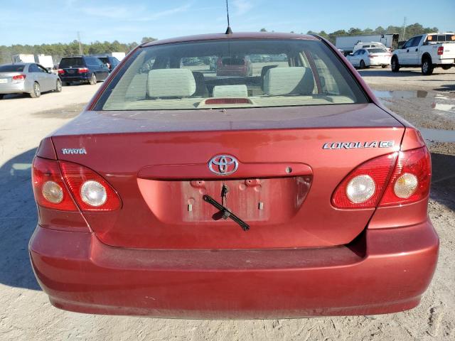 1NXBR32E08Z004090 - 2008 TOYOTA COROLLA CE RED photo 6