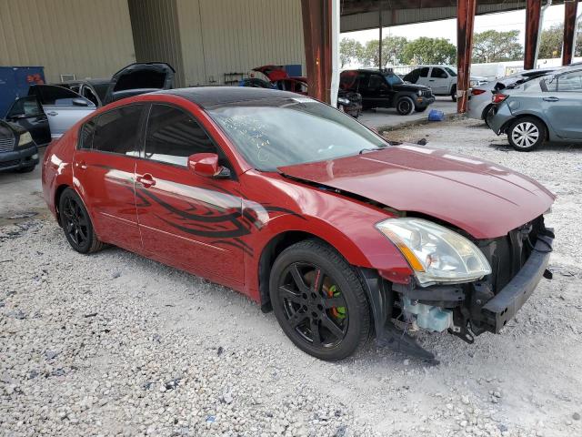 1N4BA41E35C878749 - 2005 NISSAN MAXIMA SE RED photo 4