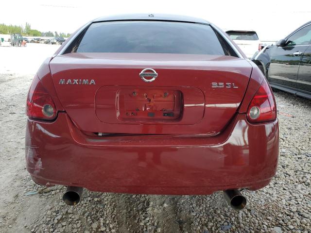 1N4BA41E35C878749 - 2005 NISSAN MAXIMA SE RED photo 6