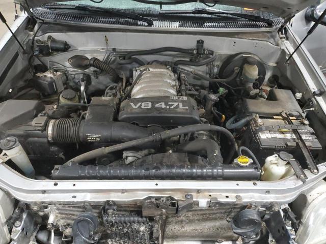 5TBBT44184S444345 - 2004 TOYOTA TUNDRA ACCESS CAB SR5 SILVER photo 11