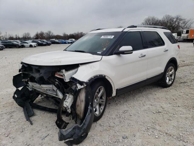 1FMHK8F84BGA65321 - 2011 FORD EXPLORER LIMITED WHITE photo 1