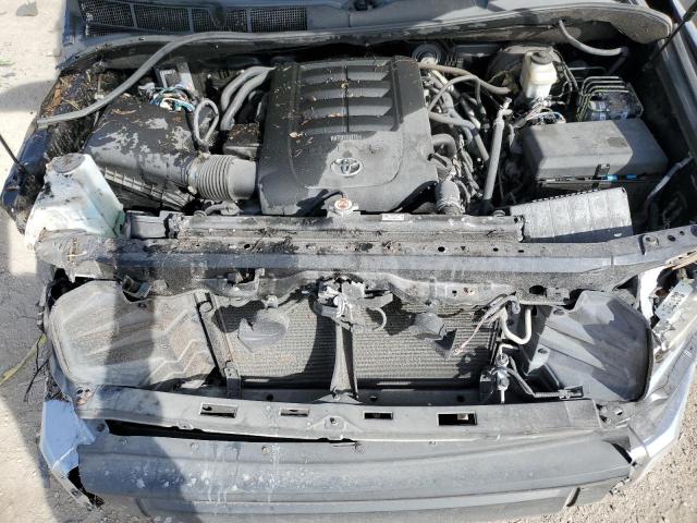 5TFRY5F10KX252192 - 2019 TOYOTA TUNDRA DOUBLE CAB SR/SR5 BLACK photo 11