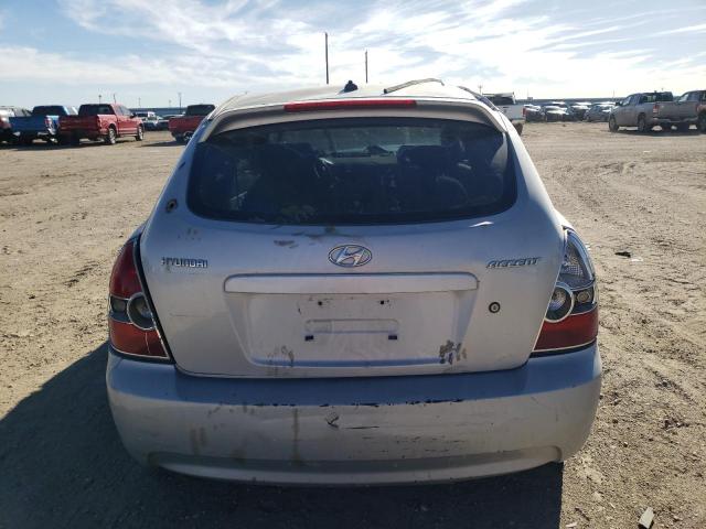 KMHCM36C48U095795 - 2008 HYUNDAI ACCENT GS SILVER photo 6