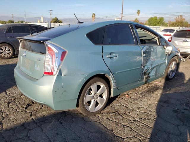 JTDKN3DU6F1985769 - 2015 TOYOTA PRIUS GREEN photo 3