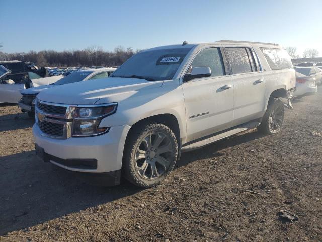 1GNSKJKC9FR293232 - 2015 CHEVROLET SUBURBAN K1500 LT WHITE photo 1