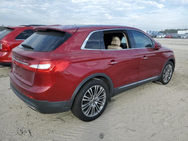 2LMTJ6LR1GBL71362 - 2016 LINCOLN MKX RESERVE RED photo 3