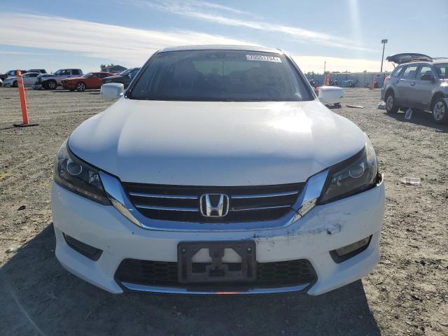 1HGCR3F8XEA014802 - 2014 HONDA ACCORD EXL WHITE photo 5