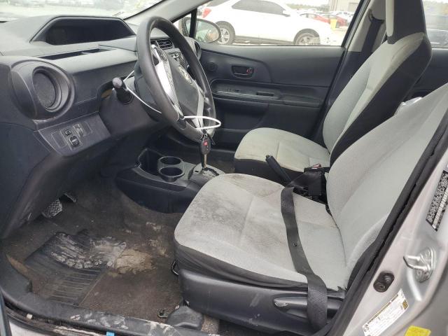 JTDKDTB37G1121523 - 2016 TOYOTA PRIUS C SILVER photo 7