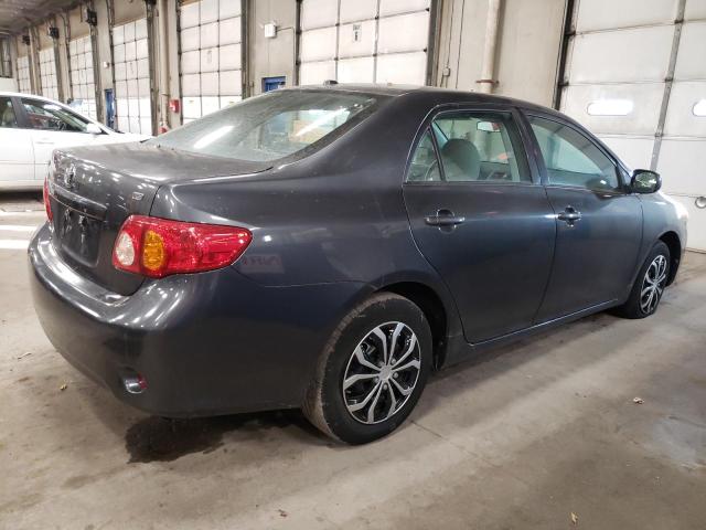 1NXBU4EE0AZ246951 - 2010 TOYOTA COROLLA BASE GRAY photo 3