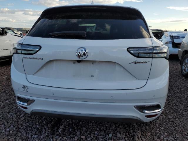 LRBFZRR45MD104149 - 2021 BUICK ENVISION AVENIR WHITE photo 6
