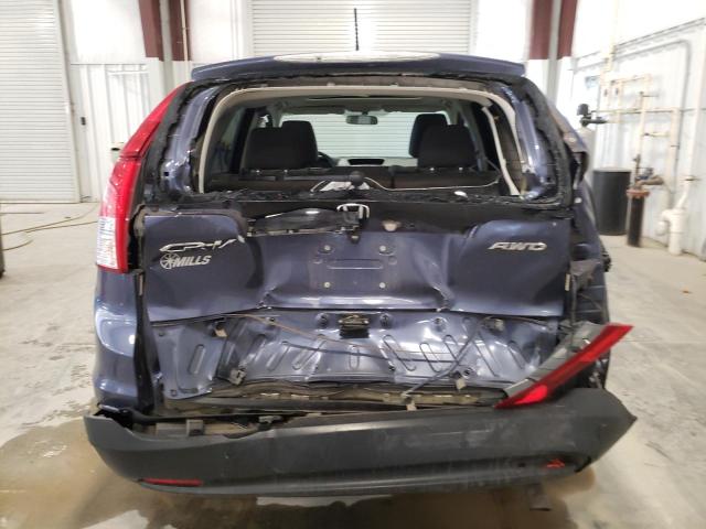 5J6RM4H54CL007808 - 2012 HONDA CR-V EX BLUE photo 6