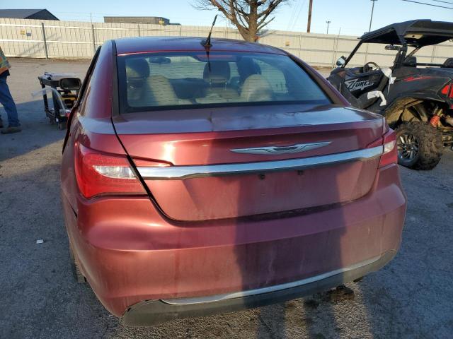 1C3CCBAB6CN225809 - 2012 CHRYSLER 200 LX RED photo 6