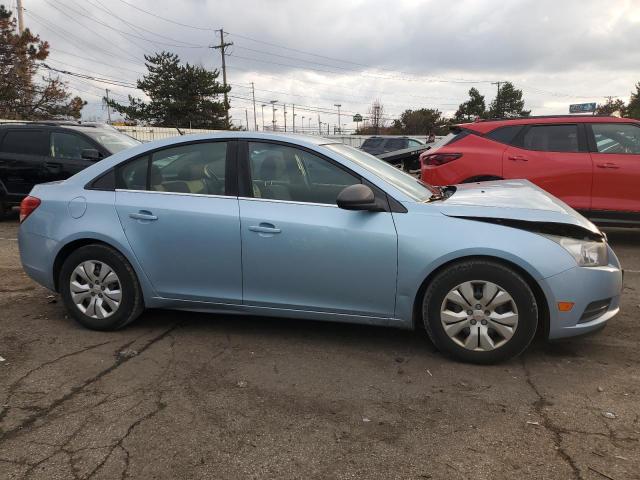 1G1PC5SH7C7307062 - 2012 CHEVROLET CRUZE LS BLUE photo 4