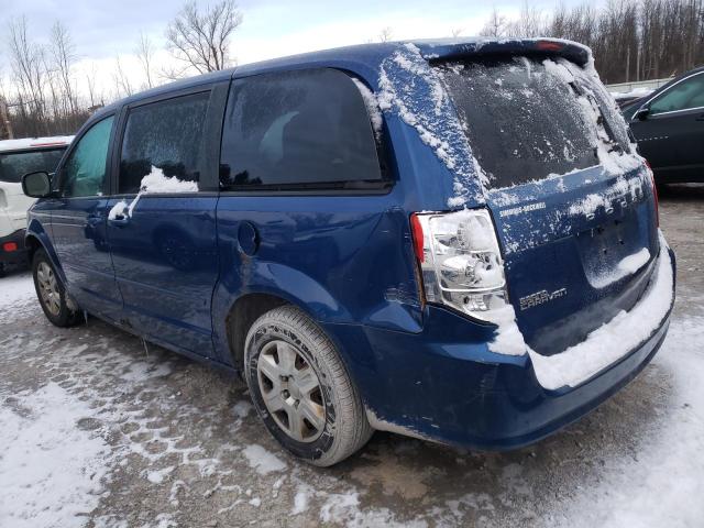 2D4RN4DG5BR654432 - 2011 DODGE GRAND CARA EXPRESS BLUE photo 2