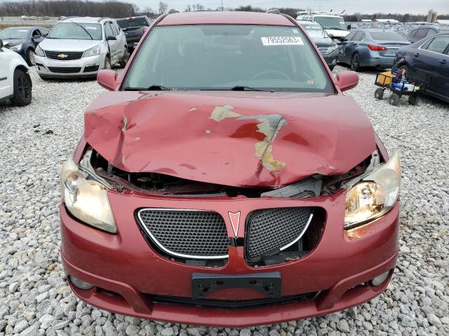 5Y2SL63845Z426328 - 2005 PONTIAC VIBE BURGUNDY photo 5