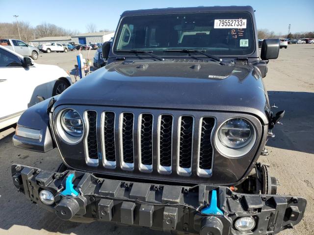 1C4JJXP61NW124271 - 2022 JEEP WRANGLER U SAHARA 4XE GRAY photo 5