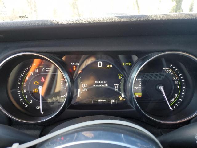 1C4JJXP61NW124271 - 2022 JEEP WRANGLER U SAHARA 4XE GRAY photo 9