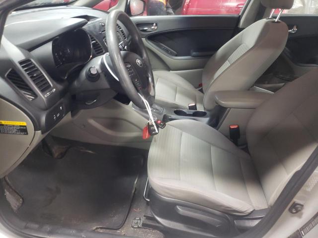 KNAFX4A60E5138581 - 2014 KIA FORTE LX SILVER photo 7