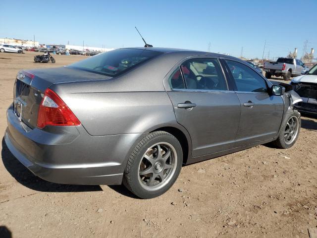 3FAHP0HA5BR166387 - 2011 FORD FUSION SE GRAY photo 3