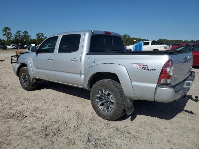 5TEJU4GNXAZ711188 - 2010 TOYOTA TACOMA DOUBLE CAB PRERUNNER SILVER photo 2