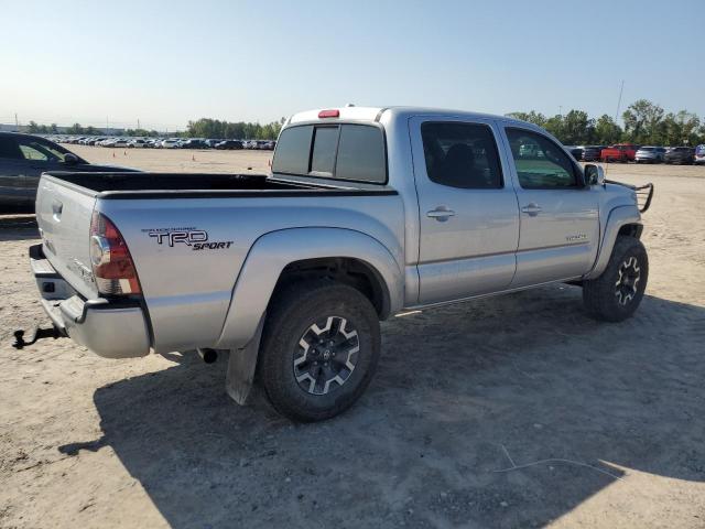 5TEJU4GNXAZ711188 - 2010 TOYOTA TACOMA DOUBLE CAB PRERUNNER SILVER photo 3