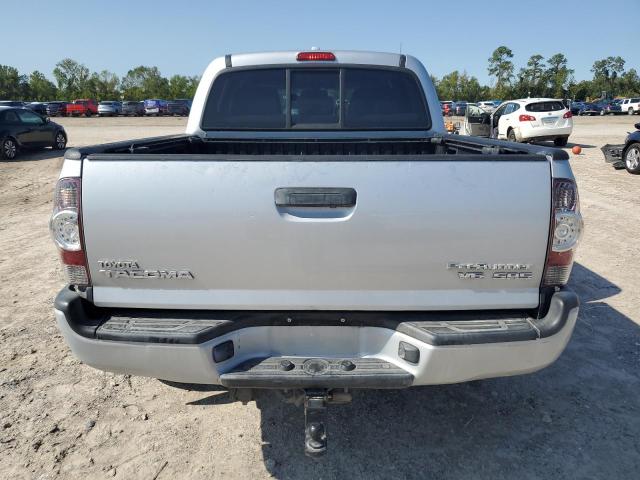 5TEJU4GNXAZ711188 - 2010 TOYOTA TACOMA DOUBLE CAB PRERUNNER SILVER photo 6