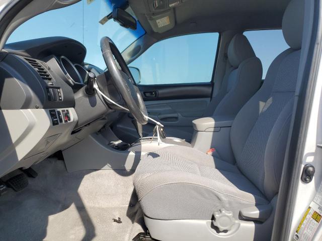 5TEJU4GNXAZ711188 - 2010 TOYOTA TACOMA DOUBLE CAB PRERUNNER SILVER photo 7