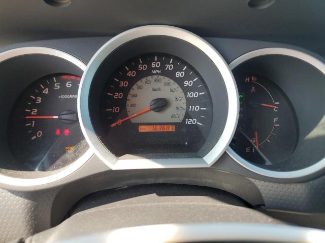 5TEJU4GNXAZ711188 - 2010 TOYOTA TACOMA DOUBLE CAB PRERUNNER SILVER photo 9