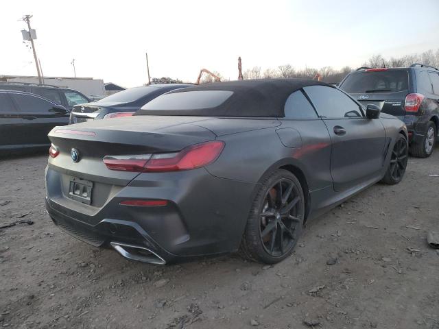 WBAFY4C56KBX29321 - 2019 BMW M850XI BLACK photo 3