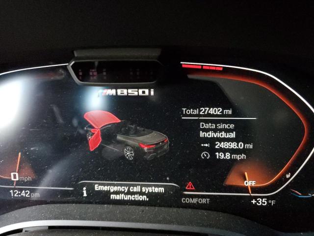 WBAFY4C56KBX29321 - 2019 BMW M850XI BLACK photo 9