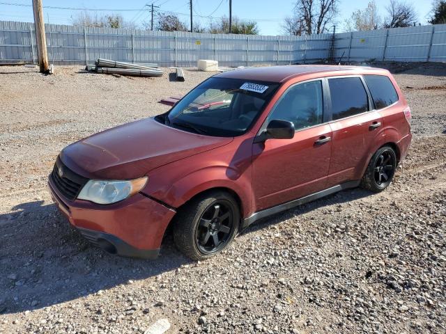 JF2SH6AC6AG760652 - 2010 SUBARU FORESTER 2.5X RED photo 1