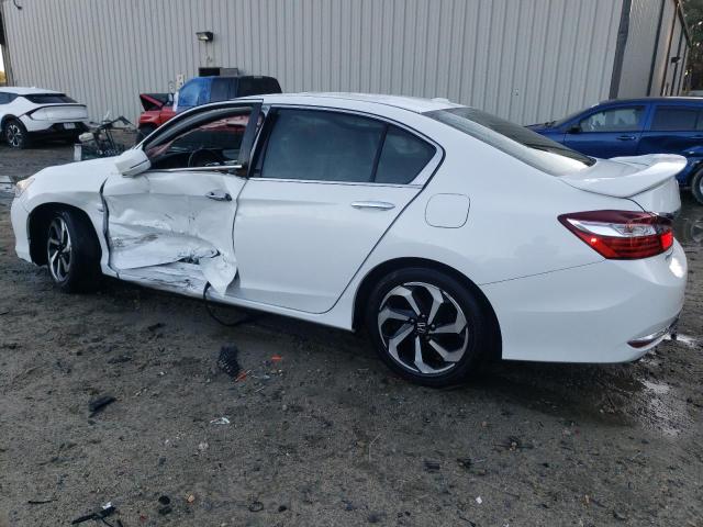 1HGCR3F09GA003545 - 2016 HONDA ACCORD EXL WHITE photo 2