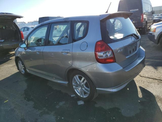 JHMGD37638S022717 - 2008 HONDA FIT SPORT SILVER photo 2