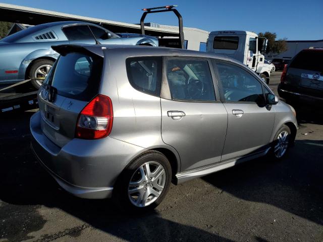 JHMGD37638S022717 - 2008 HONDA FIT SPORT SILVER photo 3