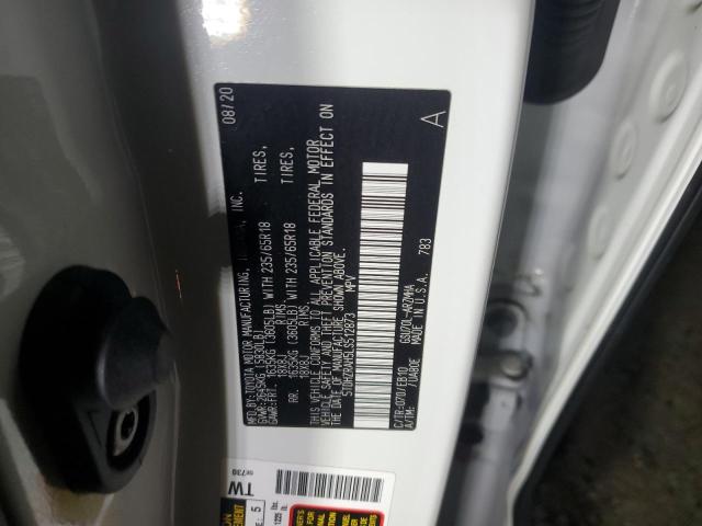 5TDHZRAH5LS512873 - 2020 TOYOTA HIGHLANDER XLE WHITE photo 13