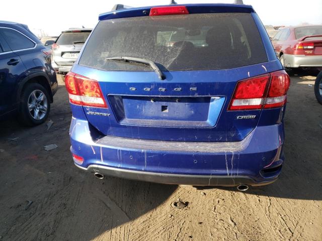 3C4PDCDGXCT325080 - 2012 DODGE JOURNEY CREW BLUE photo 6