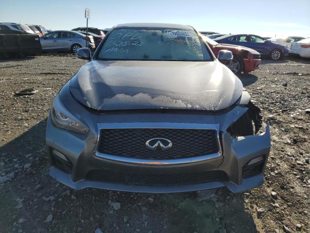 JN1BV7AR9FM397700 - 2015 INFINITI Q50 BASE GRAY photo 5