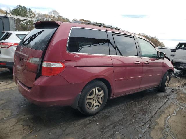 5FNRL38756B110361 - 2006 HONDA ODYSSEY EXL BURGUNDY photo 3