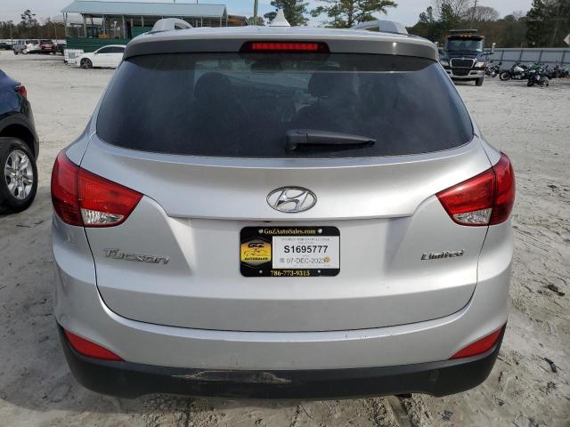 KM8JU3AG1EU806642 - 2014 HYUNDAI TUCSON GLS SILVER photo 6