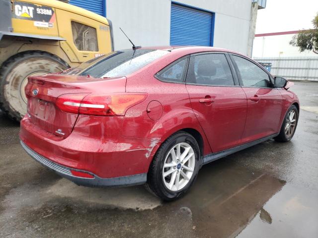 1FADP3F20FL299722 - 2015 FORD FOCUS SE RED photo 3