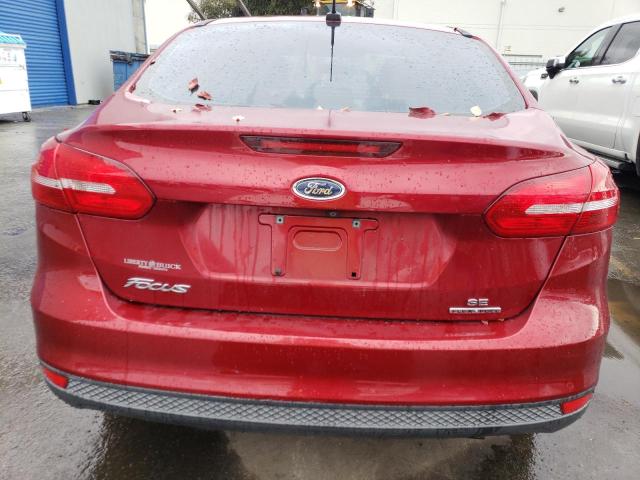 1FADP3F20FL299722 - 2015 FORD FOCUS SE RED photo 6